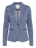 ICHI Blazer IHKATE Regular fit in Medieval Blue Check