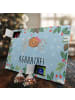 Mr. & Mrs. Panda Adventskalender Spinne Agathe Freude mit Spruch in Eisblau