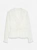 Vero Moda Plissiertes Top in Snow White