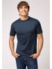 Roy Robson Rundhalsshirt Basic Shirt in blau