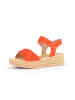 Gabor Plateau Sandalen in orange