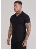 SikSilk Polo Shirt in black