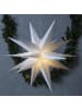 MARELIDA LED Stern 3D hängend für Außen D: 75cm in weiß