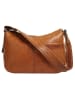 SPIKES & SPARROW Umhängetasche echt Leder in cognac