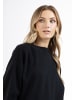 DreiMaster Vintage Damen Sweatshirt in Schwarz