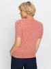 WITT WEIDEN Ajourpullover in grapefruit-ecru-meliert