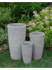 Beliani 2er-Set Outdoor Blumentopf ABDERA in Grau
