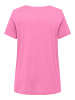 ONLY Carmakoma T-shirt in Fuchsia Pink