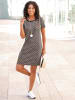 WITT WEIDEN Jersey-Kleid in beige-schwarz-bedruckt