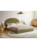 Beliani Doppelbett VAUCLUSE in Grün - (W) 174 x (H) 112 x (L) 214 cm