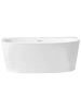Beliani Badewanne PARNAIBA in Weiß - (W) 79 x (H) 58 x (L) 150 cm