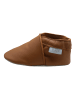 Basrakids Baby Krabbelschuhe aus Leder, weiche Lauflernschuhe mit rutschfester Sohle 