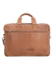 The Chesterfield Brand Wax Pull Up Aktentasche Leder 40 cm Laptopfach cognac