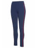 H.I.S Leggings in marine-navy-rot