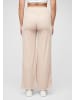 Cloud5ive Cloud5ive Sommer Hose mit weitem Beinschnitt und Ribbed Material in beige