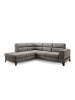 MF Design Cassada Recamiere Links in Mausgrau -  (L) 237 x (B) 277 x (H) 100 cm