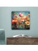 MuchoWow Leinwand bilder Bunte Blumen (BxH)