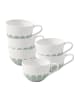Villeroy & Boch 6er Set Cappuccinotassen Fleur Couleur 300 ml in Vert