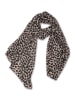 CASH-MERE.CH Bio Schal leopard in Weiss