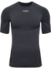 Hummel Hummel T-Shirt Hmlte Training Herren Atmungsaktiv Feuchtigkeitsabsorbierenden Nahtlosen in BLACK/ASPHALT MELANGE