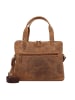 Greenburry Vintage Aktentasche Leder 37 cm Laptopfach braun