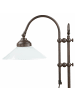 Licht-Erlebnisse Tischlampe (B)31 x (H)49 cm in Braun Weiß