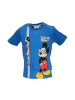Disney Mickey Mouse Disney Mickey Mouse Kinder T-Shirt mit Aufdruck aus Baumwolle kurzarm in Blau