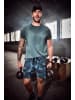 JP1880 Kurzarm T-Shirt in blaugrau