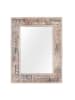 Giner y Colomer Spiegel aus recyceltem Eichenholz, 85 cm, im Boho-Ethno-Stil
