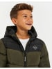 Threadboys Winterjacke THB Jacket Colour Block Twain in Schwarz/ Khaki