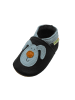 Sayoyo Baby Krabbelschuhe aus Leder, weiche Lauflernschuhe mit rutschfester Sohle 