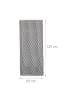 relaxdays Waschmaschinenauflage in Schwarz/ Creme - (B)130 x (T)55 cm