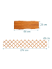 relaxdays 3 x Rankgitter in Orange - (B)45 x (H)270 cm
