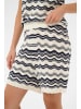 Kaffe Shorts KAanna Casual fit in Chalk/Midnight M. Wavy Lines