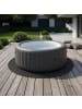 relaxdays Poolunterlage in Schwarz - Ø 2 m