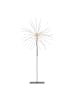 MARELIDA LED Stern Feuerwerk Tischleuchte H: 50cm in silber