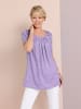 Sieh an! Longshirt in lavendel-ecru-bedruckt