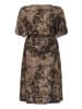 KAFFE curve Kleid KCjamia Regular fit in Brown Graphic Print