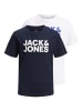 JACK & JONES Junior 2er Pack T-Shirts in Dunkelblau