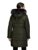 Betty Barclay Steppjacke mit Kapuze in Dunkelgrün