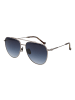 Hackett London Herren Sonnenbrillen Pilotensonnenbrillen Silber