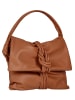Samantha Look Handtasche echt Leder in cognac