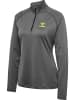Hummel Halbreißverschluss Jacke Hmlsprint Damen in FORGED IRON MELANGE