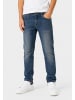 name it Stretch Jeans Slim Fit Used Look Verstellbar in Blau-2