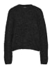Noisy may Strickpullover Relaxed Fit flauschiger Stoff in Schwarz-2