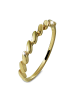 GoldDream Goldring 333 Gelbgold - 8 Karat Wave Größe 54 (17,2) Ringe