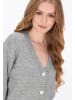 DreiMaster Women Cardigan in grey melange