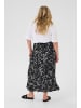 KAFFE curve Rock KCbella A-shape in Black / Chalk Graphic