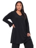 Ulla Popken Longshirt in schwarz