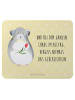 Mr. & Mrs. Panda Maus Pad Chinchilla Blume mit Spruch in Gelb Pastell